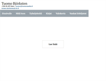 Tablet Screenshot of bjorksten.fi